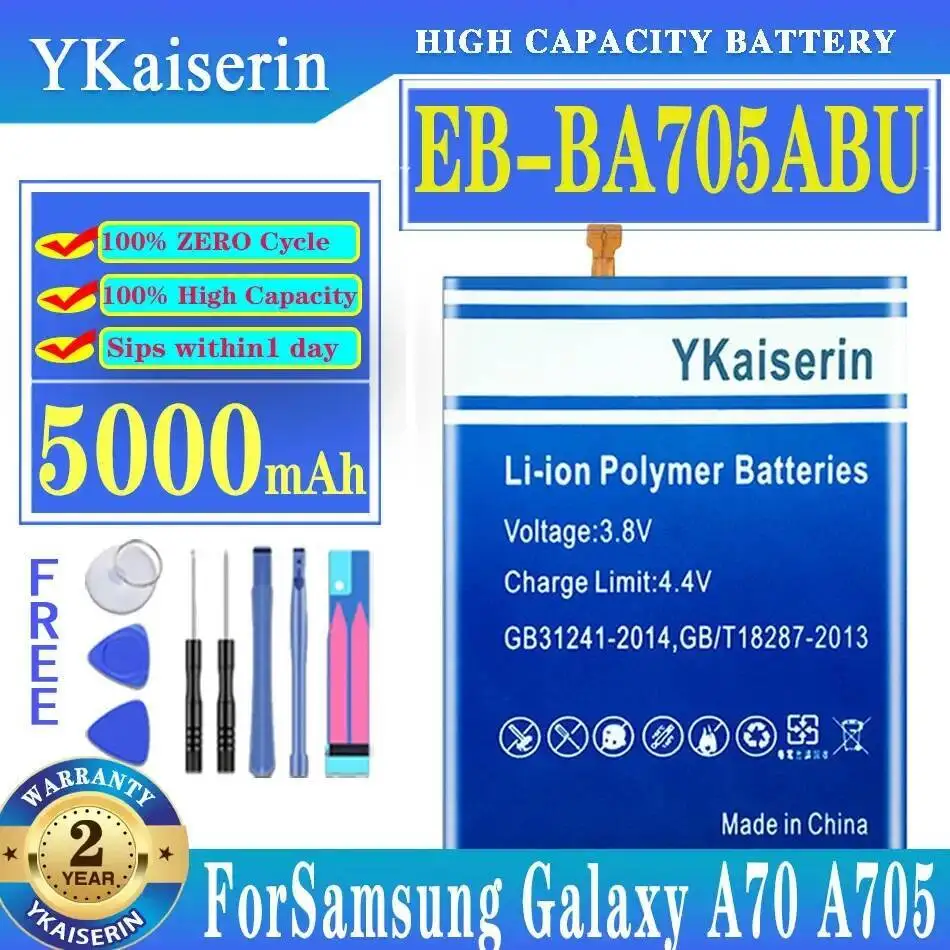 

Для Samsung Galaxy A70 A705 SM-A705 A705FN SM-A705W надежная мощность 5000 мАч EB-BA705ABU Премиум сменный аккумулятор для мобильного телефона