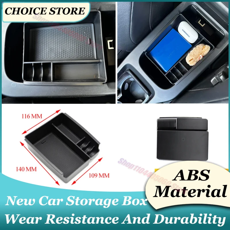 Car Armrest Storage Box For Volvo V40 V40CC 2013-2018 Car Armrest Storage Box Center Console Organizer Tray Pallet Holder