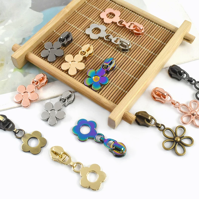 

5-20Pcs 5# Nylon Zipper Sliders Handbag Coat Zip Pulls Clothes Skirt Decor Zips Repair Kit Replacement DIY Sewing Accessories