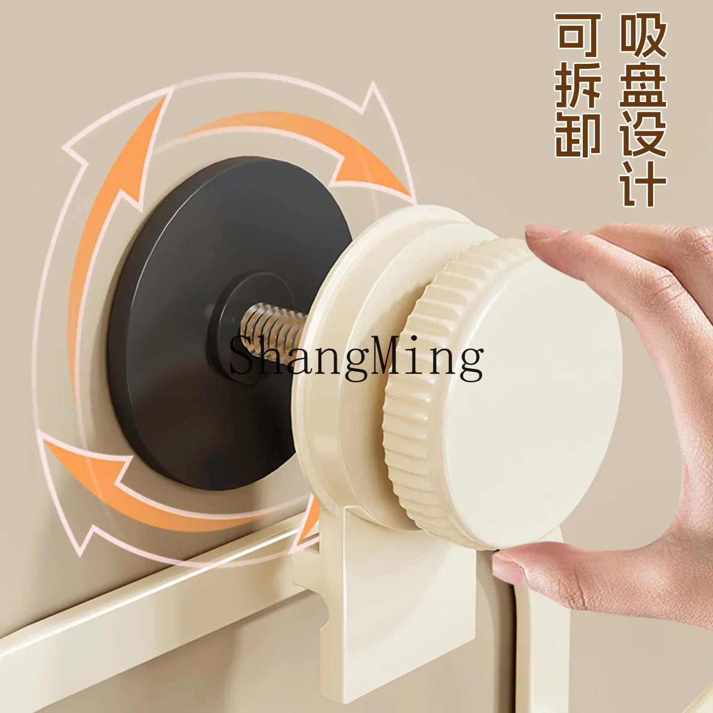 

CL suction cup curling iron rack, washing table, wall-mounted multi-layer straight board rack, hanging rack