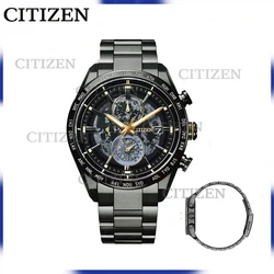 Citizen Back of The Moon Men's Watch Luxury Stainless Steel Calendar Luminous Clock Men's Business Casual new Quartz Wristwatche