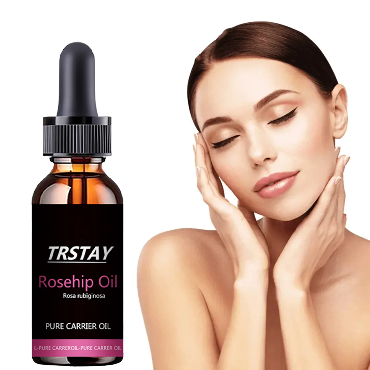 TRSTAY Organic Rosehip Seed Oil 100% Natural Anti Aging Treatment For Face Skin