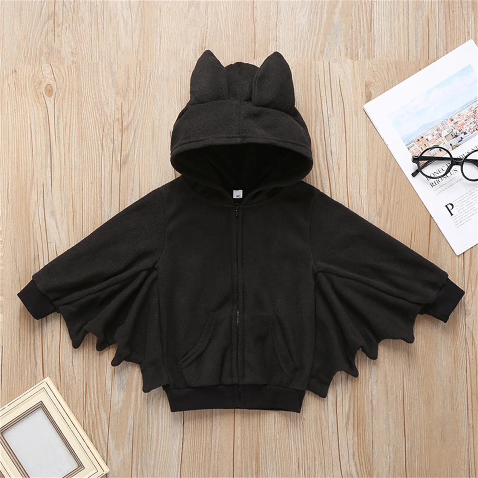 Halloween Baby Clothes Thicken Fleece Rompers Bat Devil Toddler Boy Girl Jumpsuit Warm Hallowmas Costumes Cosplay Outfits