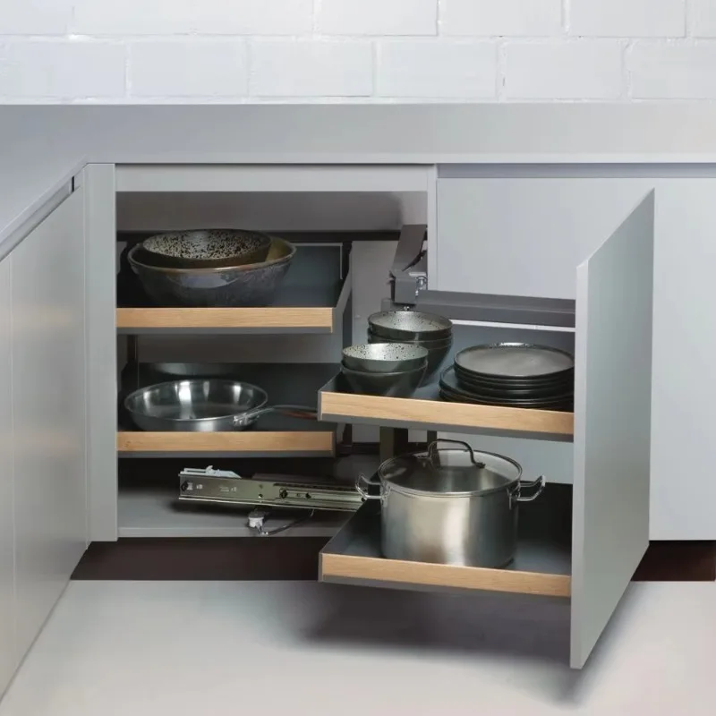 

Iron Wire Basket Organizer Kitchen Storage Cabinet Pull Out Pantry Basket Unit for Kitchen