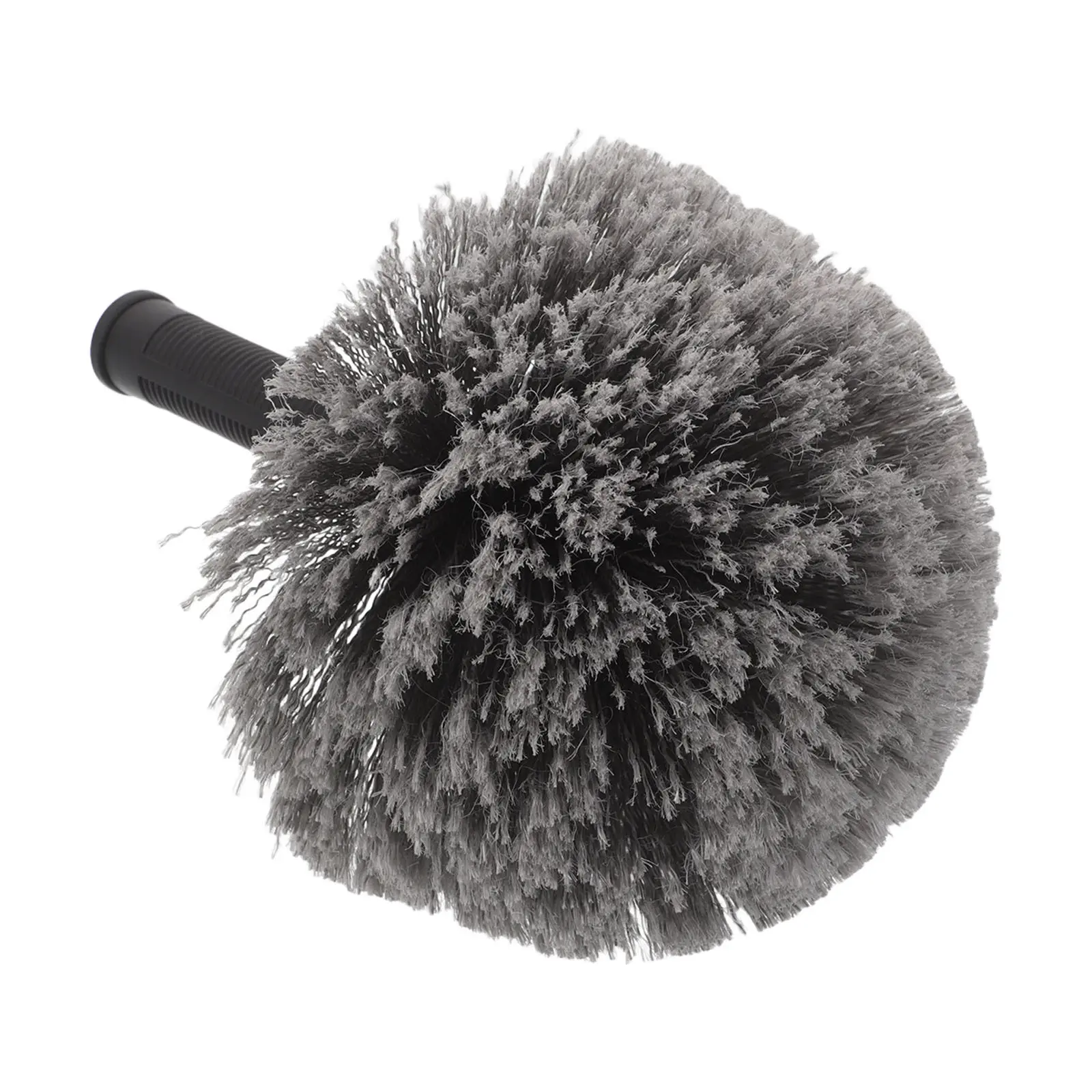 Spiderweb Cleaning Brush Replacement Head Soft Bristle Cobweb Cleaner Screw-on Ceiling Duster Attachment Web Remover Brush