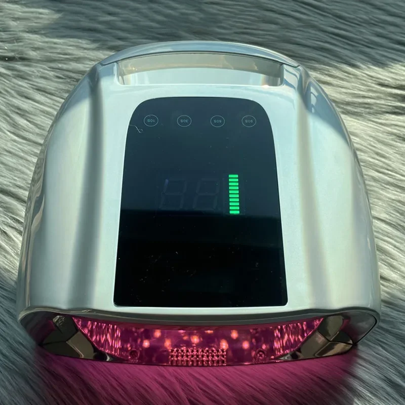 Woobela 96W Nail Lamp with Handle Cordless Manicure Dryer Machine Wireless UV Light for Nails Rechargeable Nail UV LED Lamp