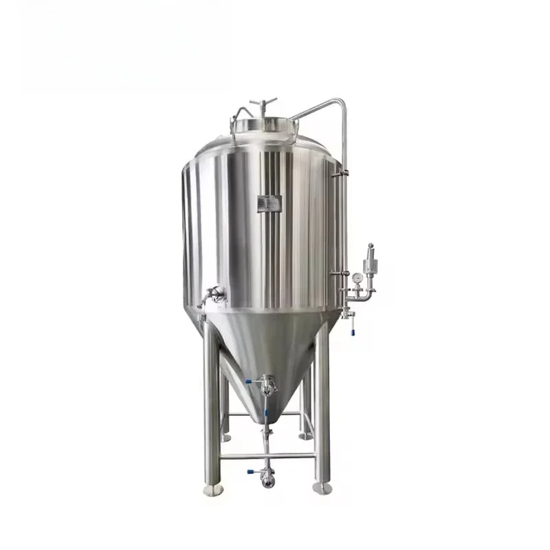 1000L commercial stainless steel beer fermentation tank, conical fermentation tank, fermentation equipment