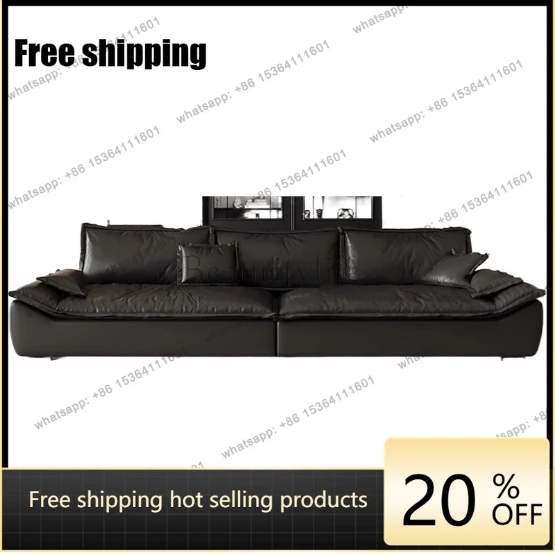PG Leather Modern Living Room Sofas Designer Cheap Boneless Sectional Sofas Luxury Cute Woonkamerbanken Furniture Home