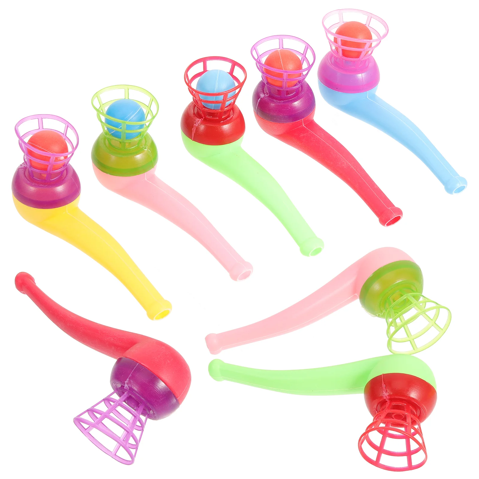 

20 Pcs Toy Blowing Ball Toys for Party Floating Balls Game Pipe Whistles Boys Filler