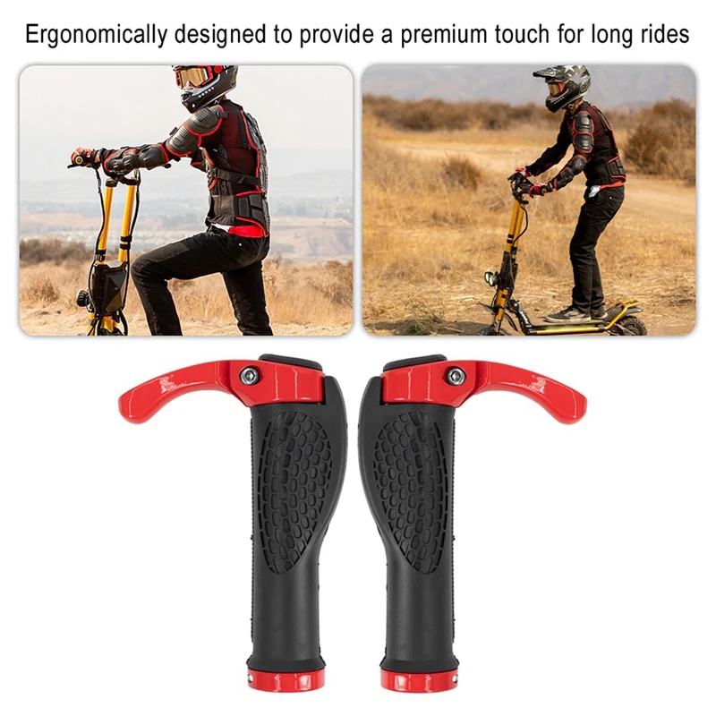 Electric Scooter Handle Gloves Wolf Electric Scooter Aluminum Alloy Locking Handlebar Anti-Slip Parts