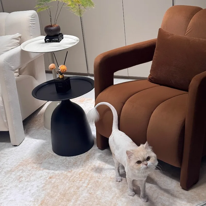 Sofa Corners End Tables Bedrooms Balconies Simple Living Room Small Coffee Tables Round Table Nordic Table Living Room Furniture