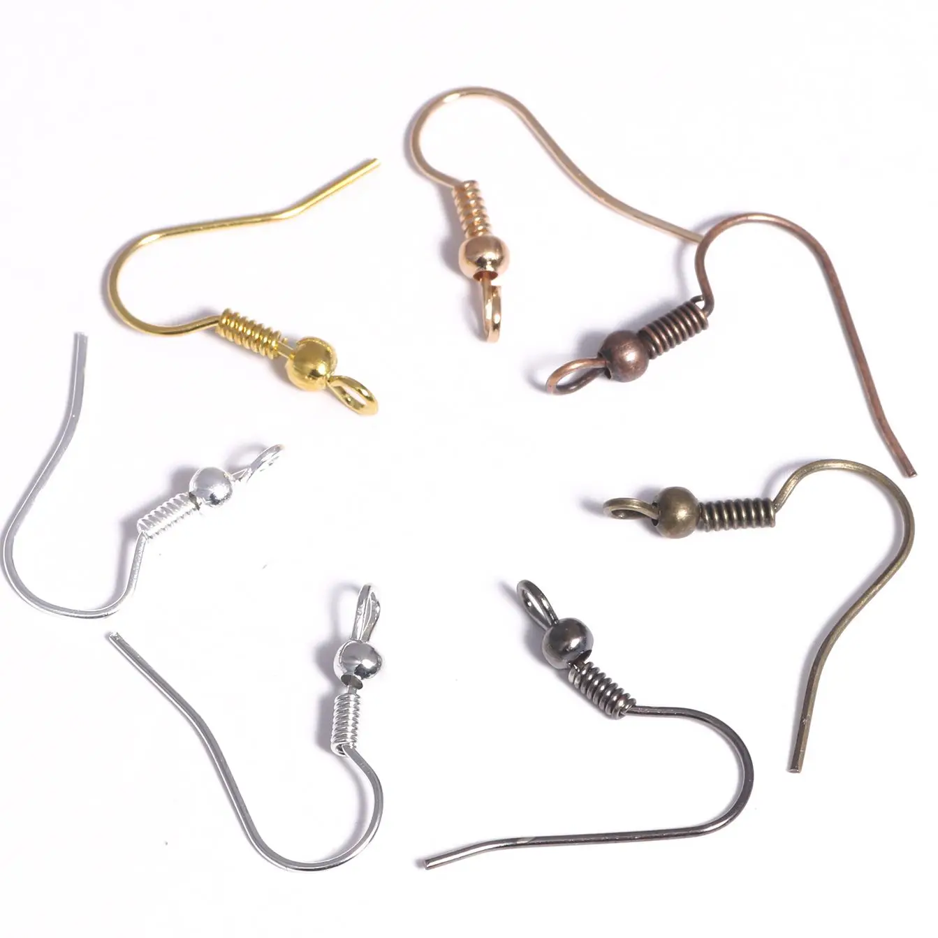 50pcs/lot 19x16mm DIY Earring Findings Earrings Clasps Hooks Fittings DIY Jewelry Making Accessories Iron Hook Earwire Jewelry