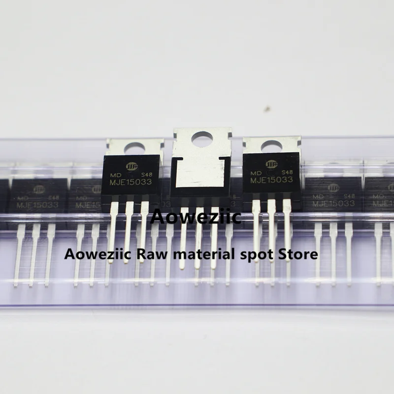 Aoweziic 2022+ 20pcs = 10pair 100% New  Original MJE15032G MJE15033G MJE15032 MJE15033 TO-220 Audio Transistor  8A 250V