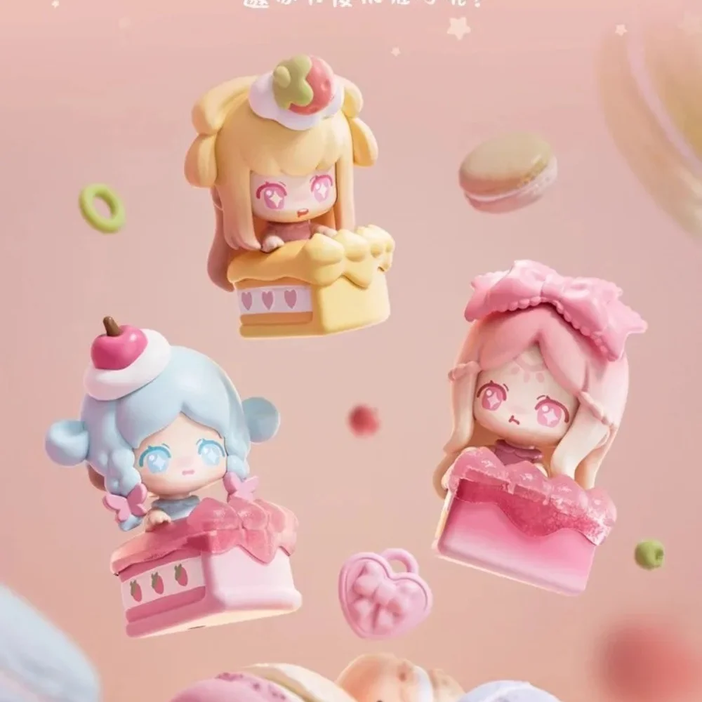 Nuevo Original Ye Luoli tiempo del té de la tarde caja ciega de moda Bloko figuras de bloques de construcción Dado Kawaii muñeca Mini juguete de decoración de escritorio