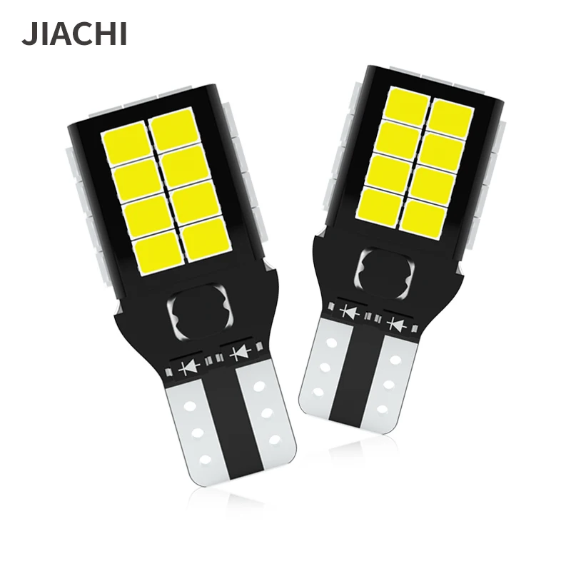 100PCS Auto Car Led Bulbs T15 Reverse Signal Light Parking Backup 2835SMD Canbus