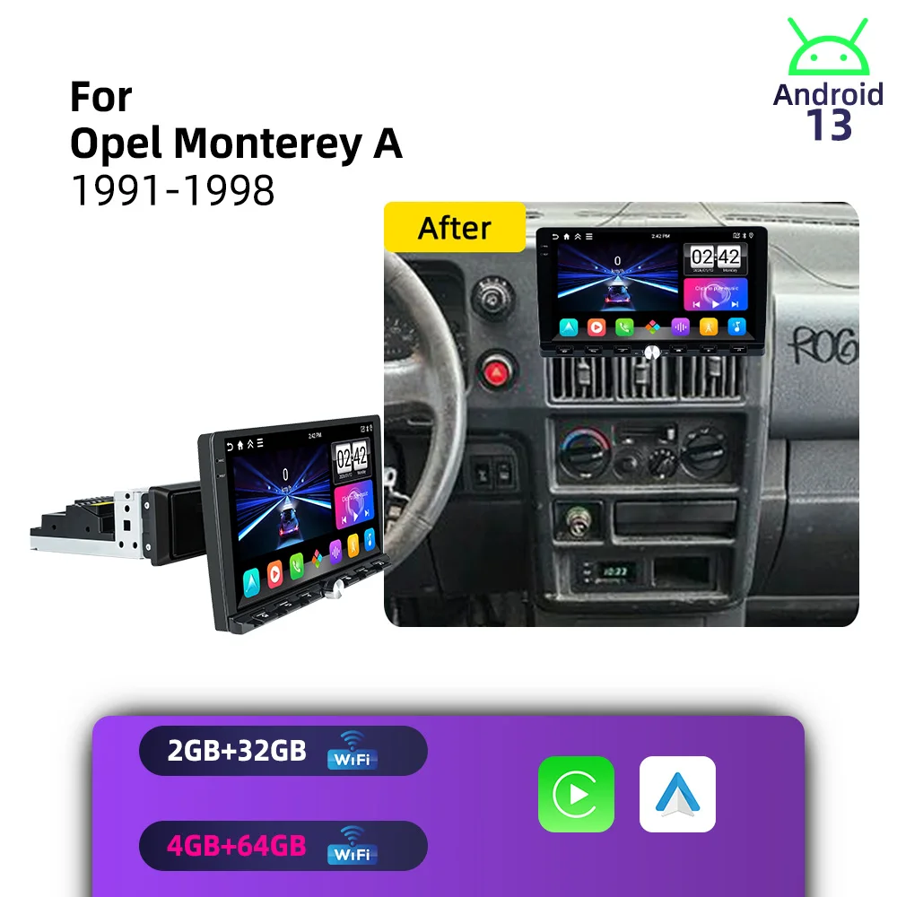 Car Stereo Android for Opel Monterey A 1991-1998 1 Din 9