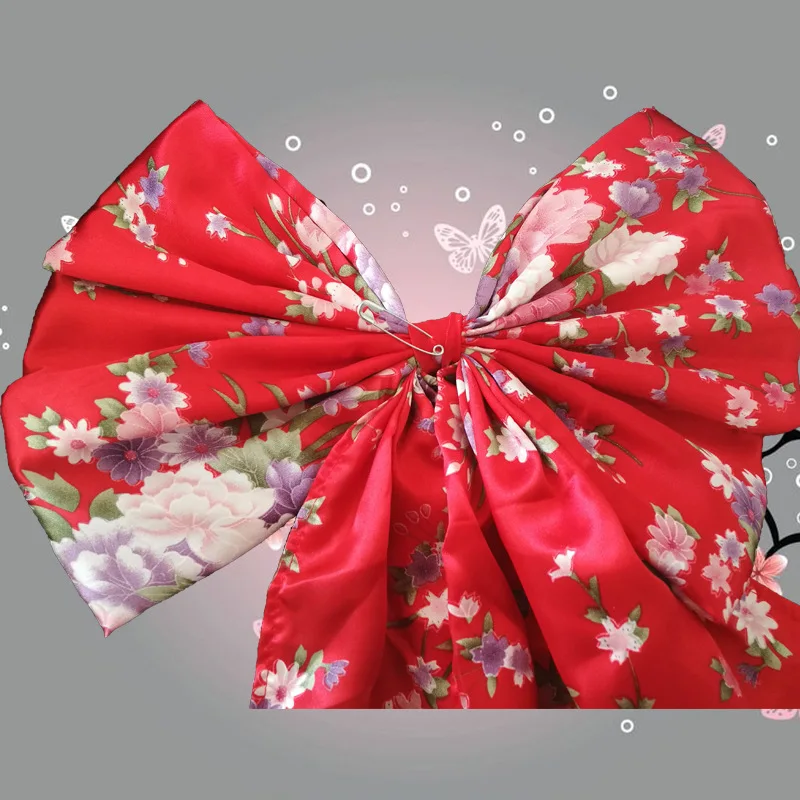 Senbonzakura Cosplay Kimono - Maid Style Dance Costume with Sakura Patterns, Stage Performance Ready - Image 3