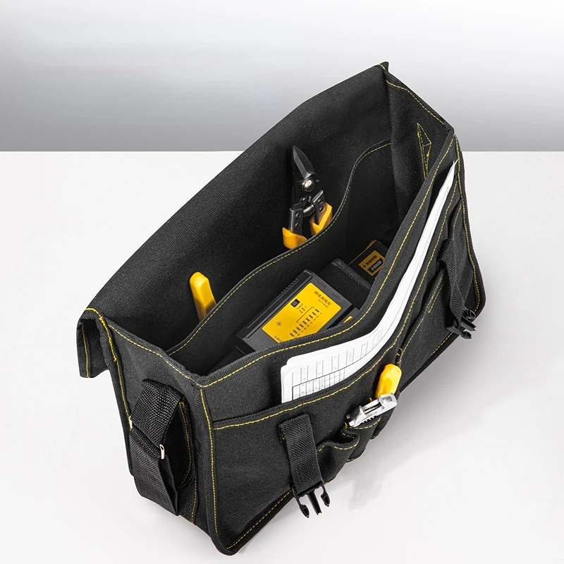 Large Capacity Tool Bag Case Backpack Suitcase for Tools Storage Bags Multifunction Electrician Repair Kit Thick Fabric Belt Bag