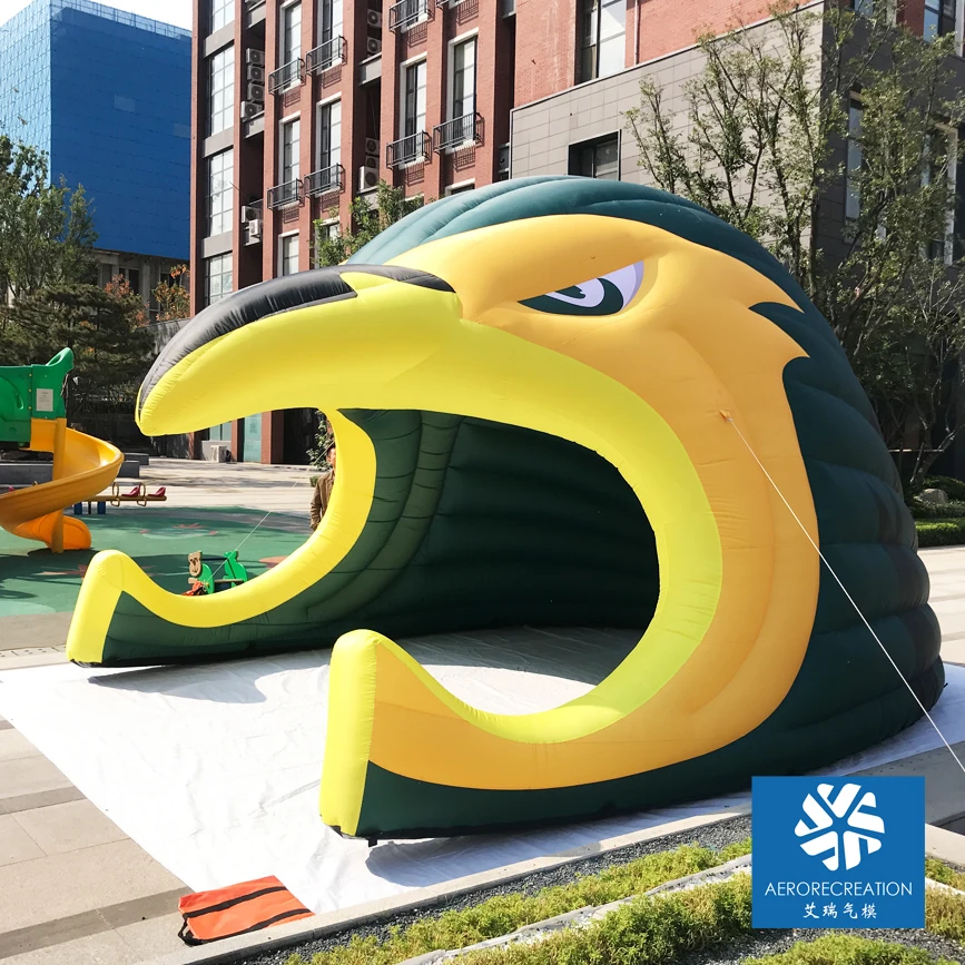 Events Outdoor Tent Advertising Customized Eagle Entertainment Inflatable Tunnel