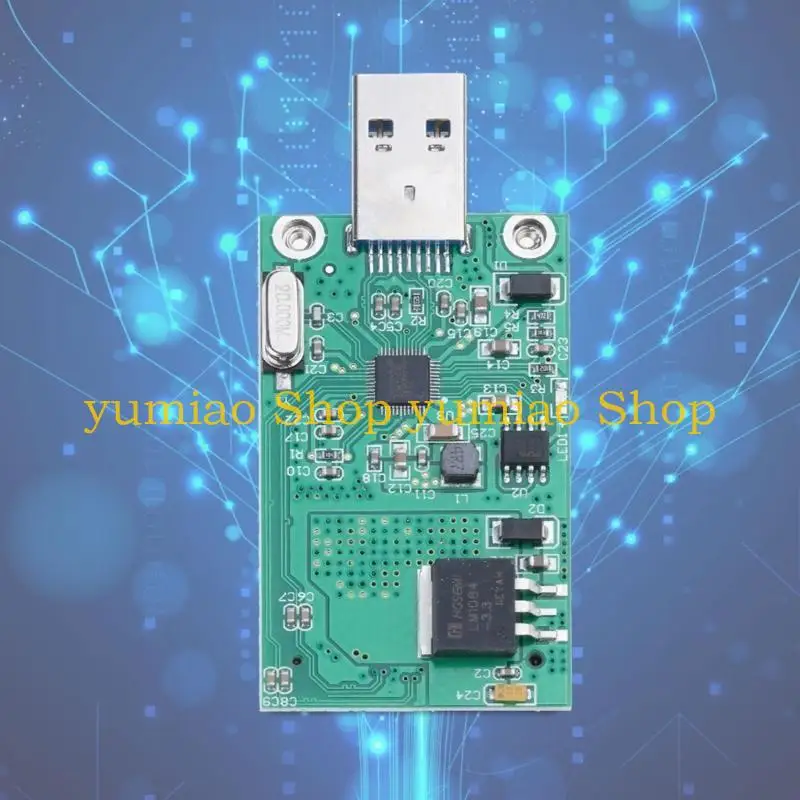587b заглушки и воспроизводите адаптер MSATA MSATA на USB -карту адаптера для легкого доступа к данным