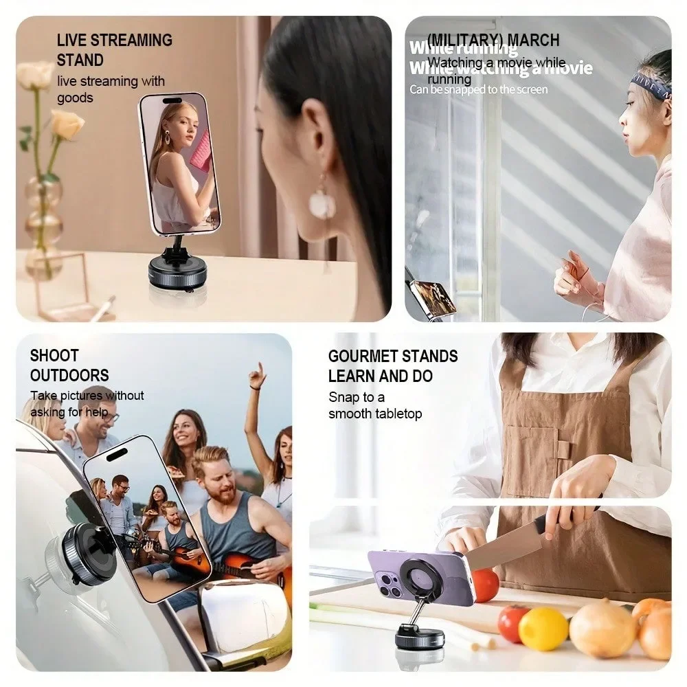 2025 HOT Supporto per auto MagSafe [ABS] Supporto per telefono magnetico per auto con potenti magneti 360 °   ruota e supporto da auto per telefono regolabile