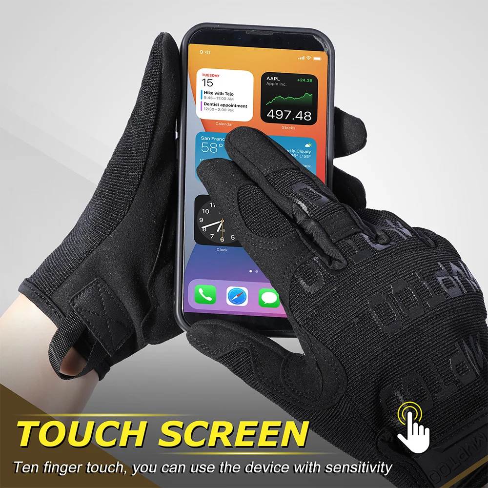 Men Tactical Gloves Touch Screen Shockproof Sports Combat Hunting Airsoft Hiking Bike Cycling Shooting Bicycle Driving Anti-skid