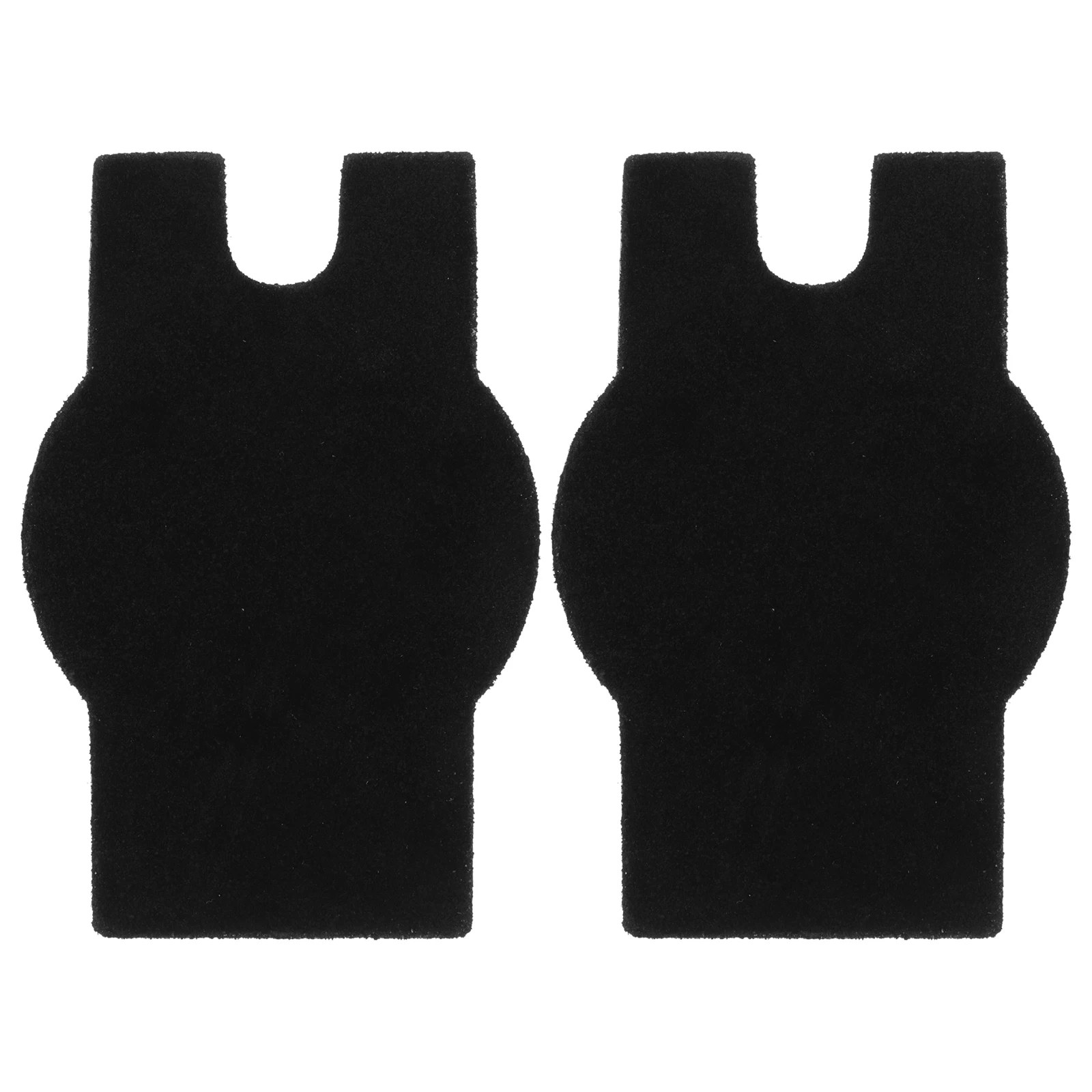 

2 Pcs Anti-slip Mat Erhu Bottom Support Wear-resistant Supply Pad for Pipa Nonslip Self-adhesive Luthier Tool