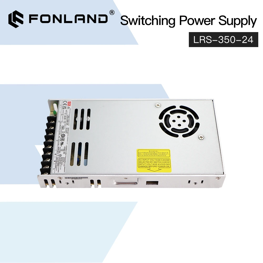 Imagem -02 - Fonte de Alimentação de Comutação do Poço Médio Lrs350 12v 24v 36v 48v 350w Única Saída tipo Fechado Fonte de Alimentação de Comutação