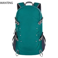 Outdoor Foldable Backpack 40L Ultralight Waterproof Soft Camping Shoulder Pack Climbing Travel Mountaineering Camping Hiking Bag