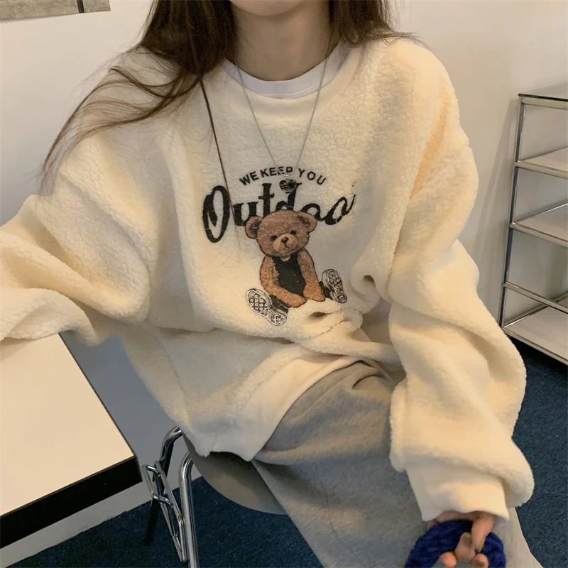 Affordable Warm Lamb Fur Sweat - Winter Clothing Affordable recension och pris