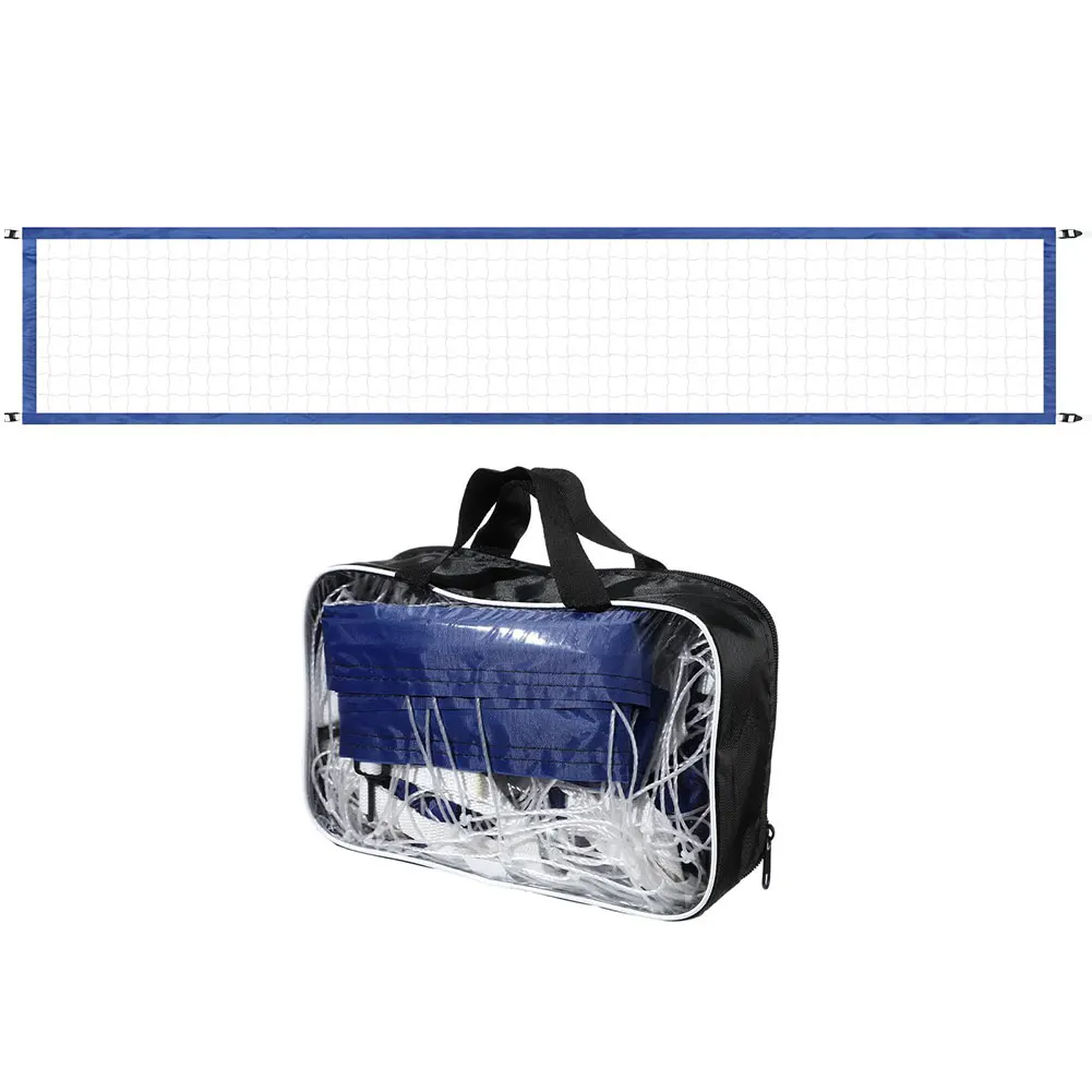 

15ftx3ft Volleyball Net with Carrying Bag Pool Volleyball Replacement Net Adjustable Portable Volleyball Net for Summer Party