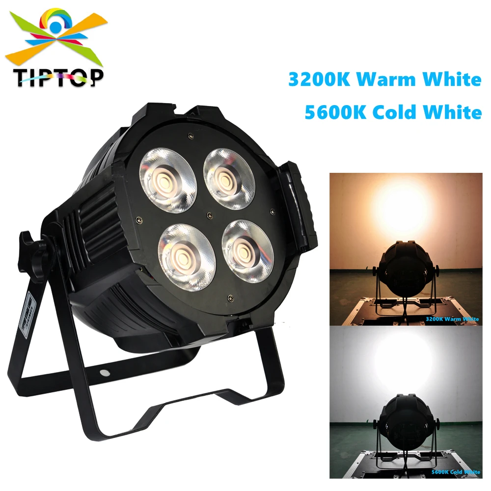 

TIPTOP 200W New Design Stage White Color COB Led Par Light DMX512 Control IP20 Power Con Blue White Socket In/out Pixel Control