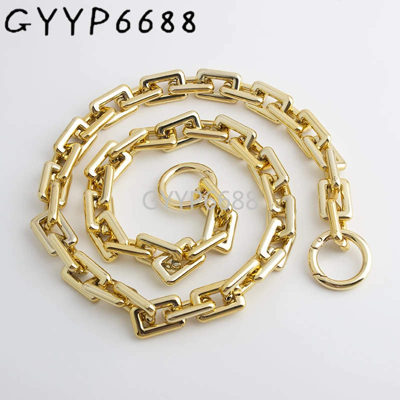 1-5 pieces 20*30mm Gold Resin Purse chain backpack strap bag accessories with spring ring