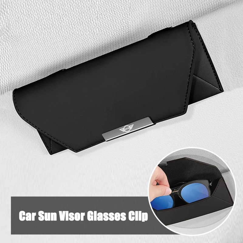 

Car Visor Sunglasses Ticket Card Holder For BMW MINI CooperS John-Cooperworks F54 F55 F56 F57 R50 R51 R53 R54 R55 R56 Accessory