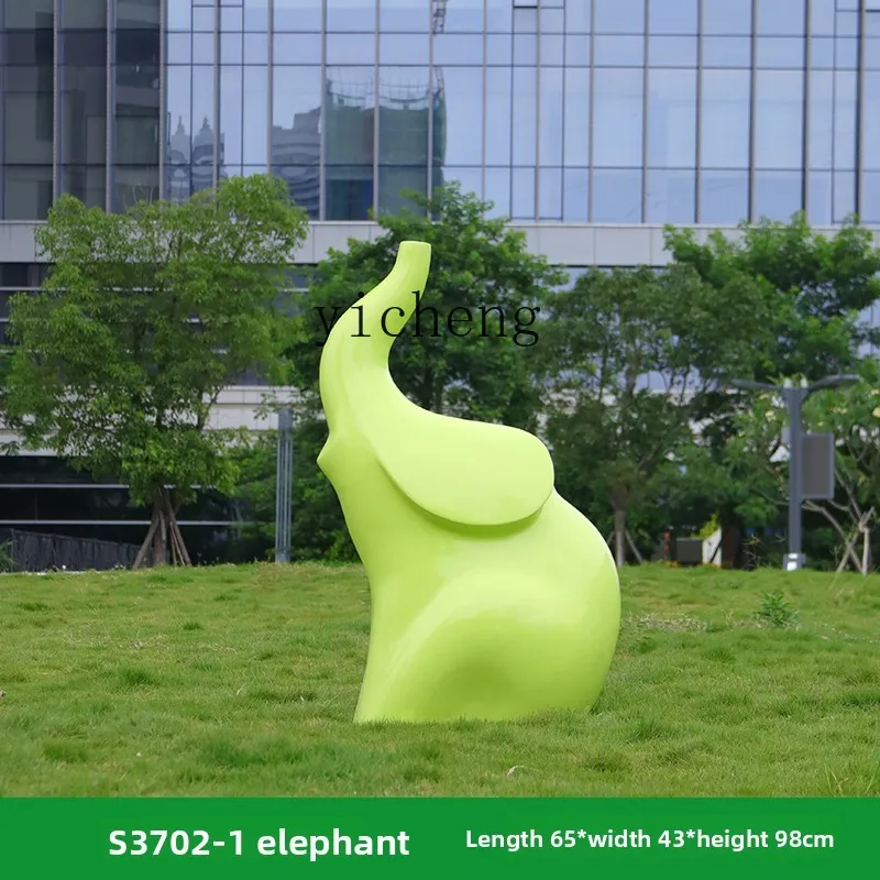 

BJ-12 Outdoor Animal Fiberglass Sculpture Garden Square Mall Ornament Landscape Decoration