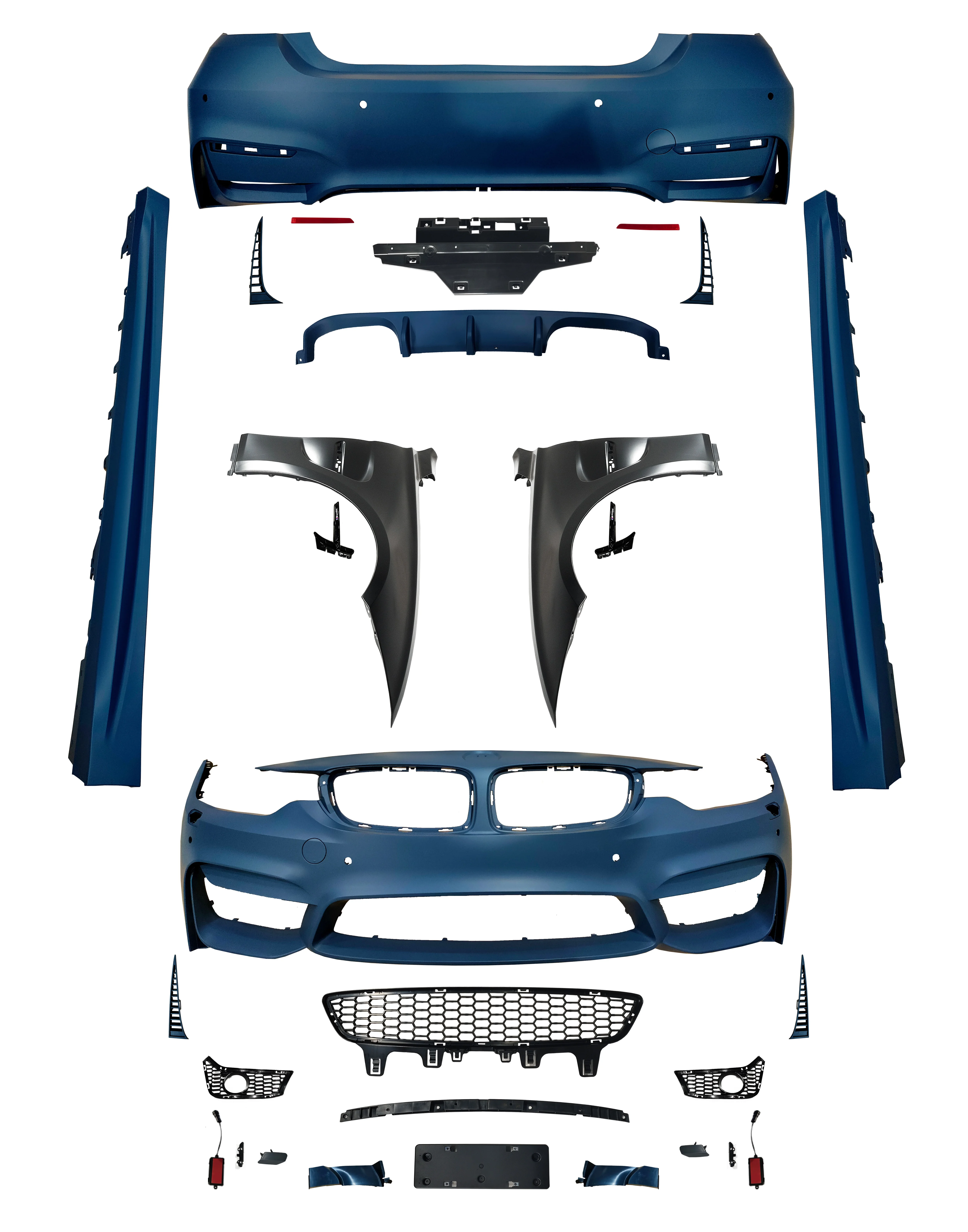 

Bodykit for BMW F32 M4 Long Axis Surround with Fog Lamp Hole+fender
