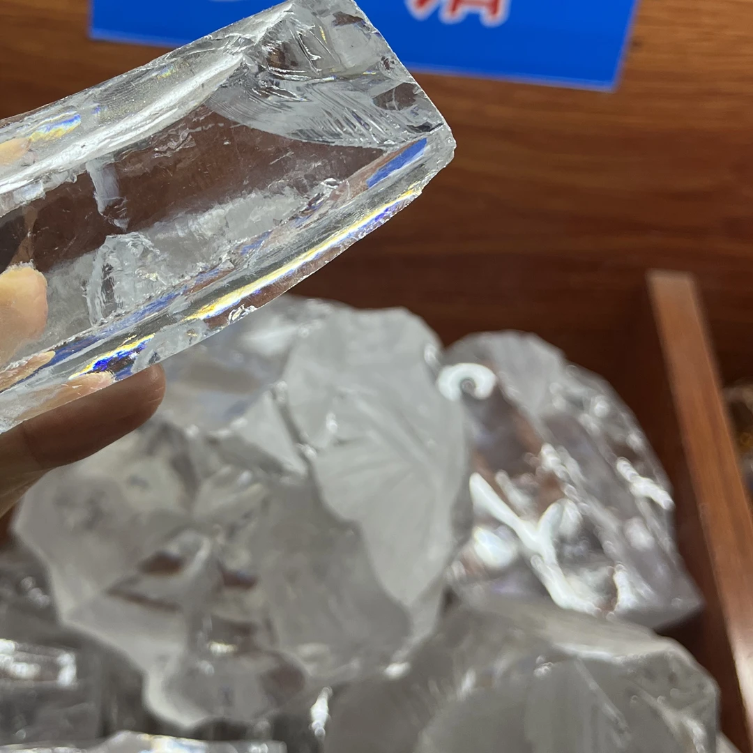 

1000g/Lot Super White America White Cubic Zirconia Rough Material