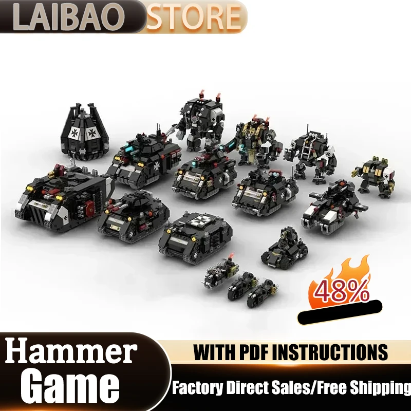 Popular Games Model Moc Building Bricks Modular Blocks Hammer Battle Mech Collection Technology Gift Christmas Toys DIY Sets