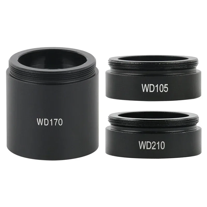 WD105/1X WD170/0,75X WD210/0,5X Промышленный монокулярный объектив CMount Видеомикроскоп Линза Барлоу Вспомогательный объектив Монтаж M35