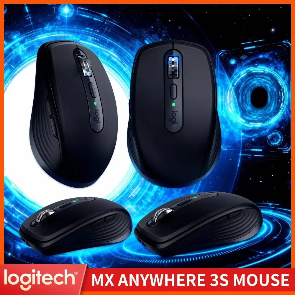 Logitech MX Anywhere 3S Wireless Mouse Adjustable DPI 4000 Max Precision Control Office