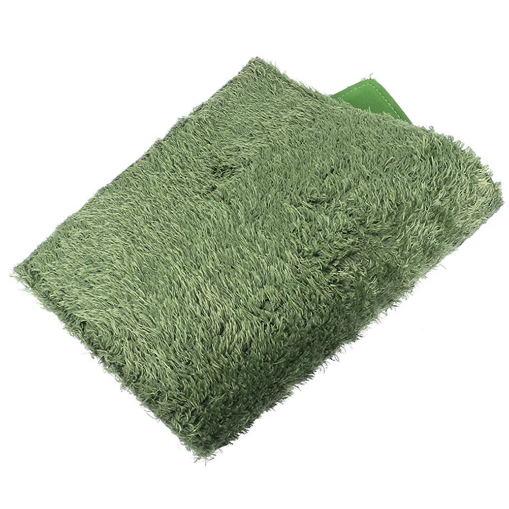 Reptile Bedding Liner Reclining Pet Carpet Lawn Animals Fake Moss Lizard Tank Accessories