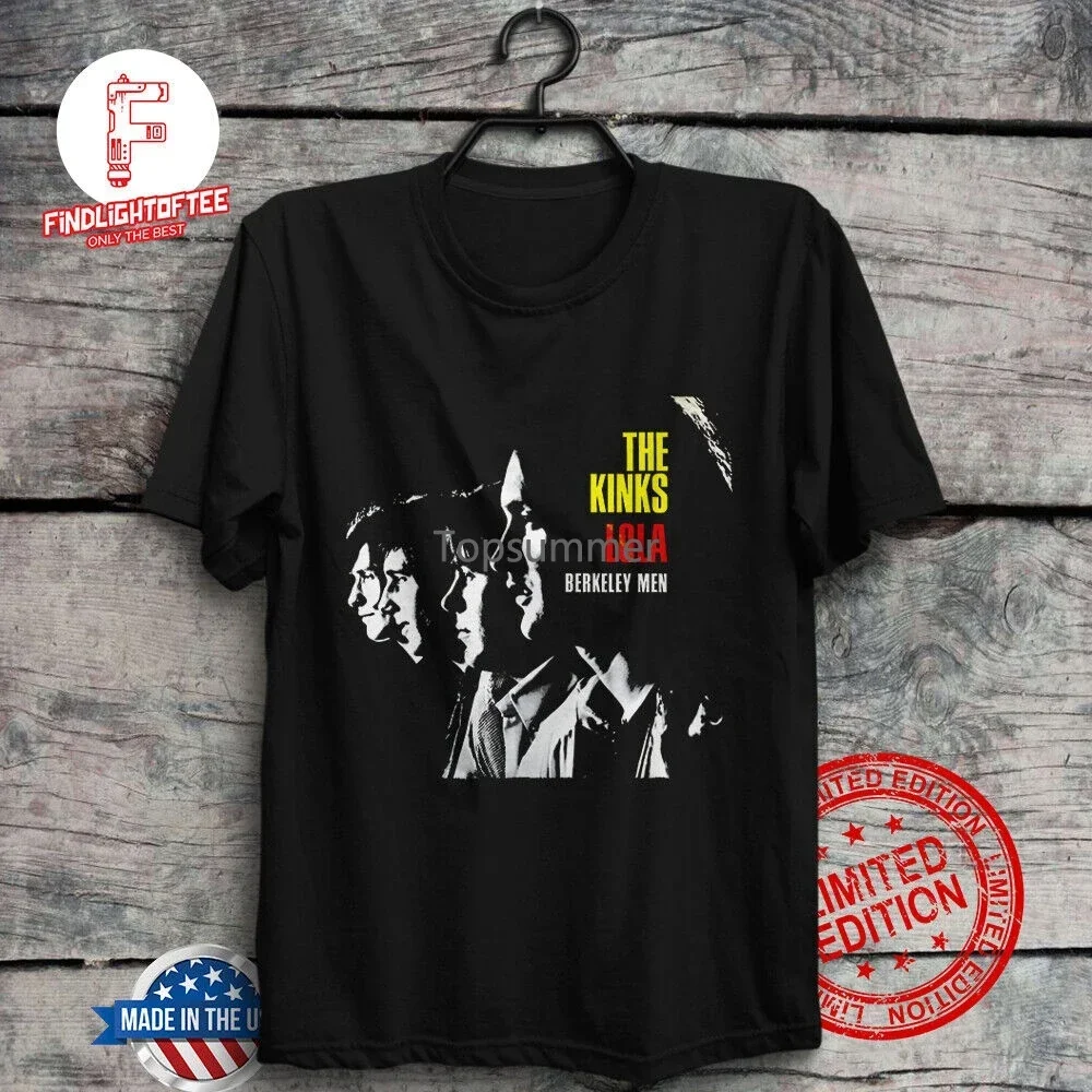 Мужская футболка Lola Berkeley The Kinks Ray Davies One For The Road в стиле фолк-рок 1960-х годов