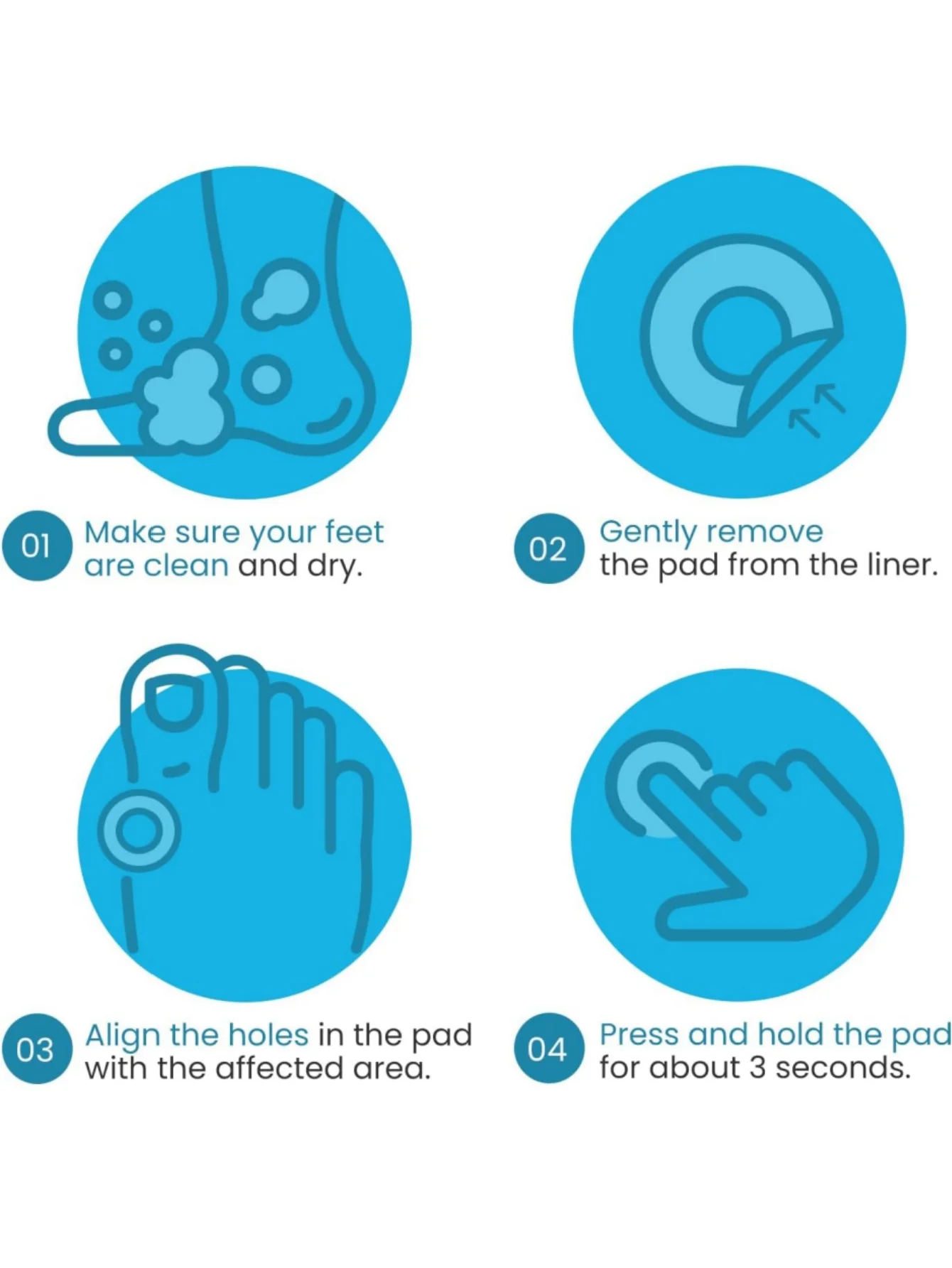 15 pezzi/foglio 3 tipi di cuscini per calli scarpe tallone pad schiuma punta tonda piedi protezioni per alluce valgo di mais