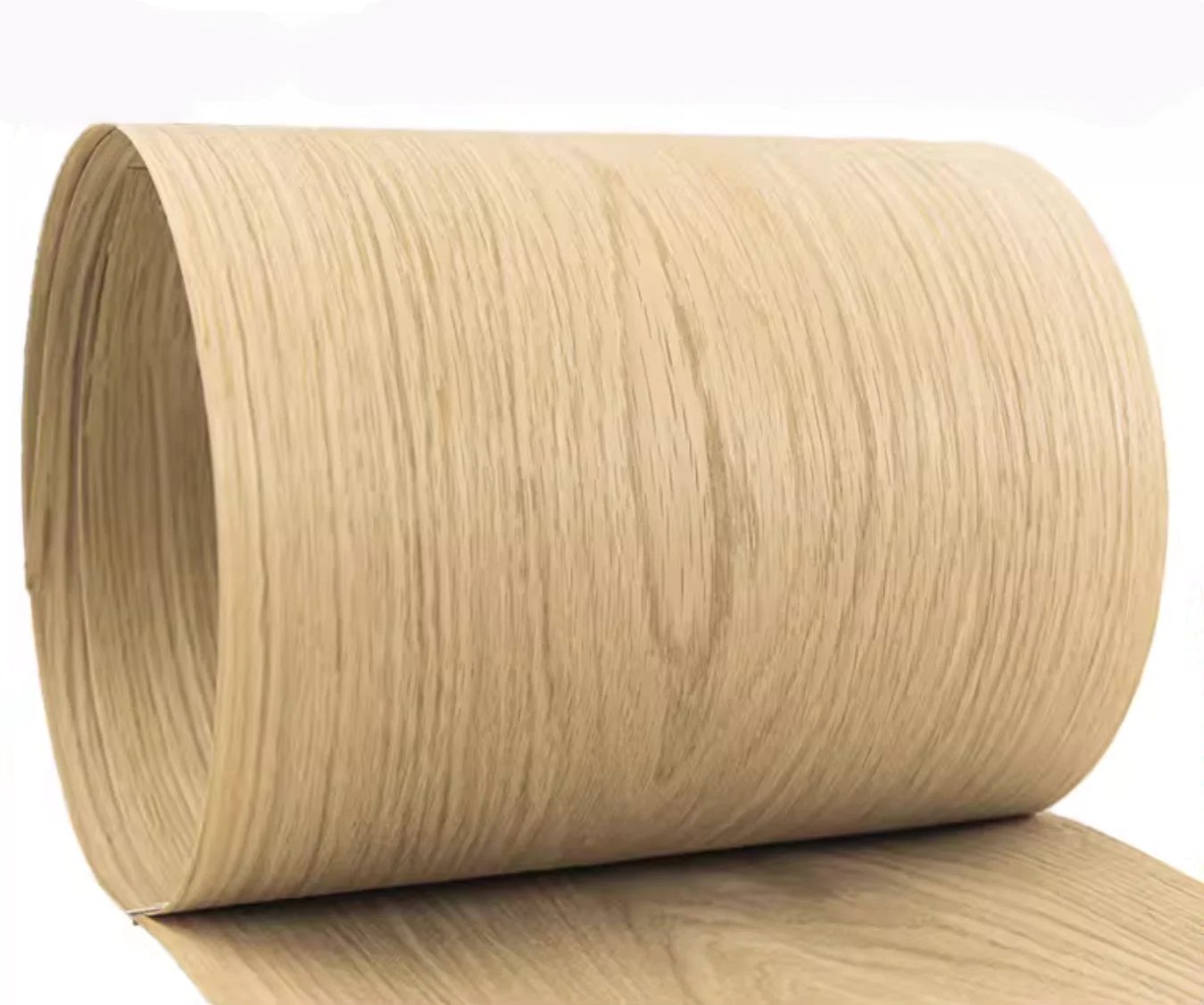 1pcs  0.5mm  Natural White Oak figured Wood Veneer Sheets Furniture Decoration Veneer