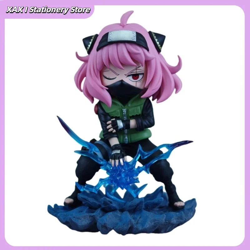 

Spy X Family Anya Cosplay Kakashi Figure - Raikiri Jutsu Action Model, Anime Mashup Resin Pvc Collector Set With Base ‌ ﻿