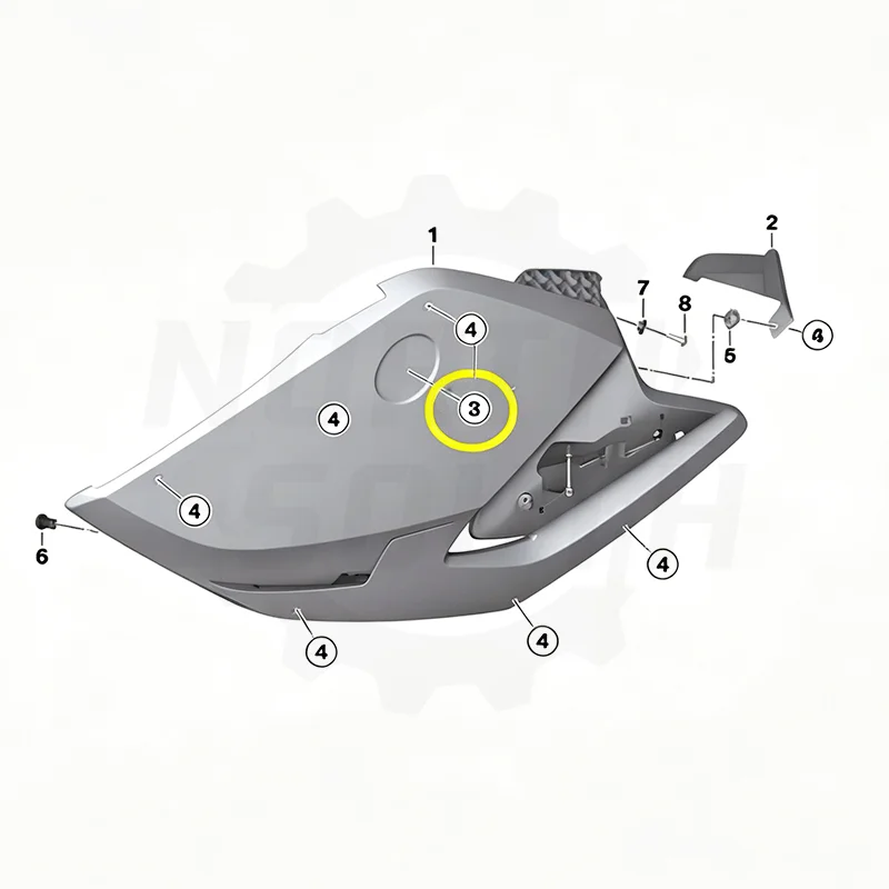 For BMW MOTORCYCLE REAMBLE BADGE 70MM R1200GS R1250GS R1200RT K1600GTL 5