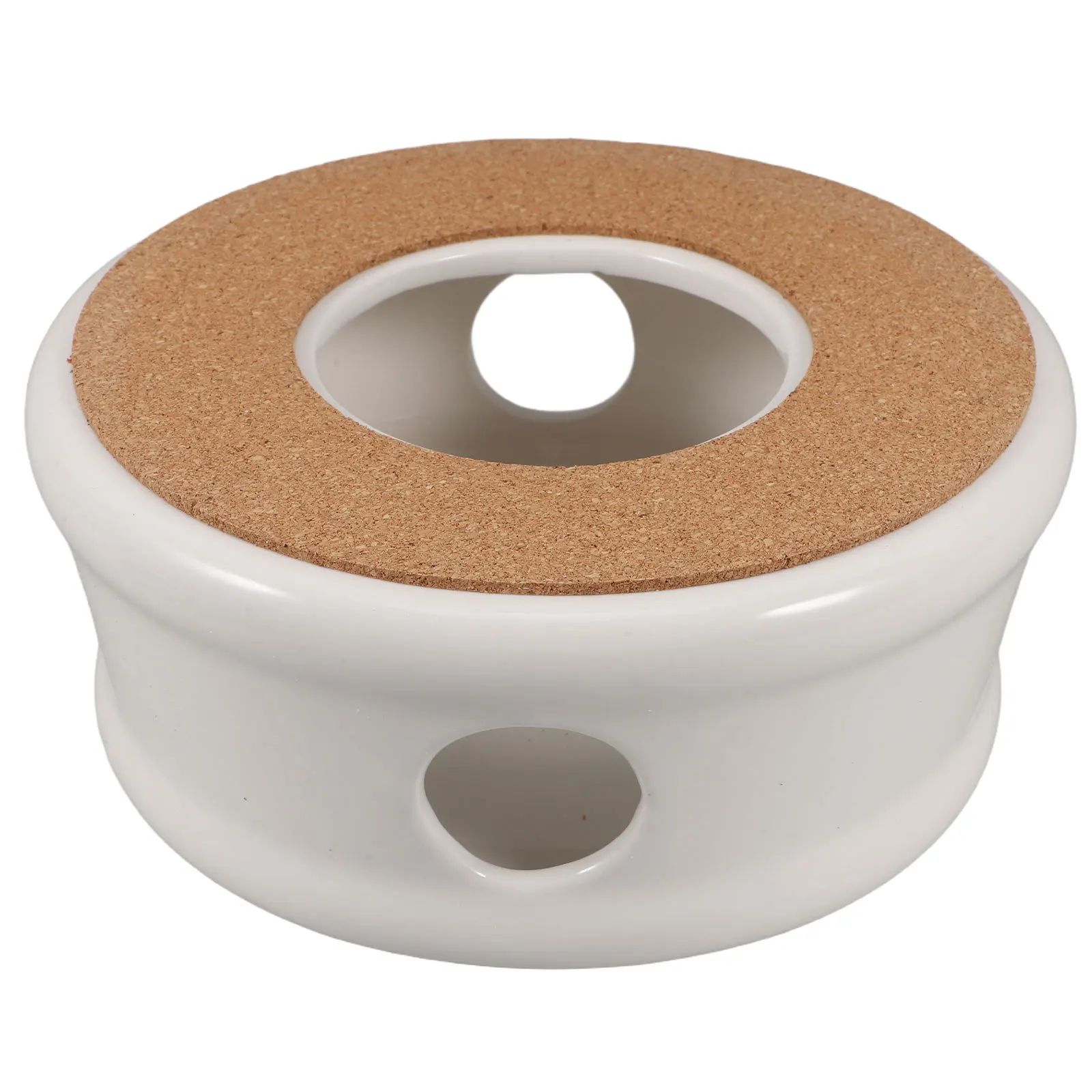 

1pcs Ceramic Teapot Warmer Heating Base For Tea Coffee Milk Portable Keep Warm Stylish Safe Anti-Slip Universal Kitchen Desk