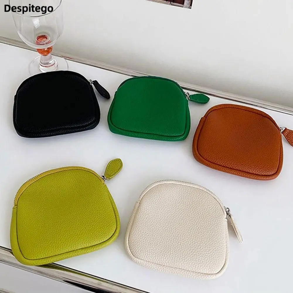 

Simple Soft Multi Functional Storage Bag Fashion Design PU Leather Zipper Coin Purse