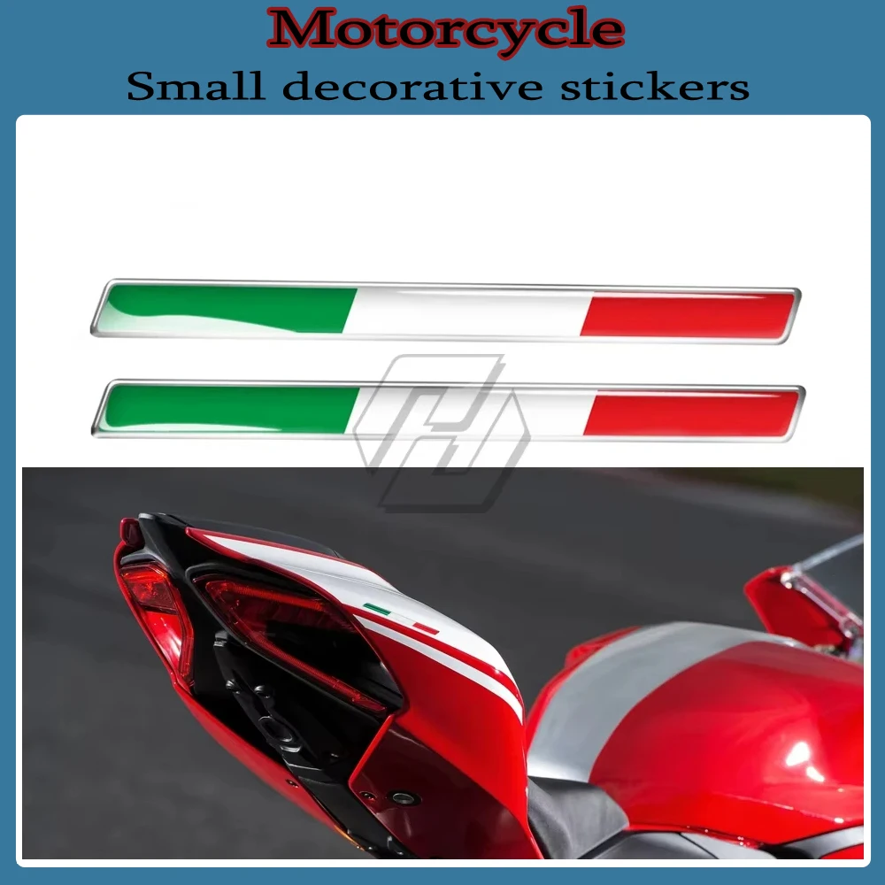Für Aprilia RV4 RSV4 Ducati Monster 848 959 899 1098 1199 1299 für Piaggio Vespa 3D Italien Aufkleber Motorrad Sport Aufkleber