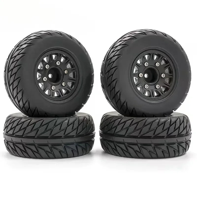 4PCS 1/8 1/10 3 Adapters 12MM 14MM 17MM Tires Universal Wheel RC Model Short Course Truck General Road Tire Upgrade